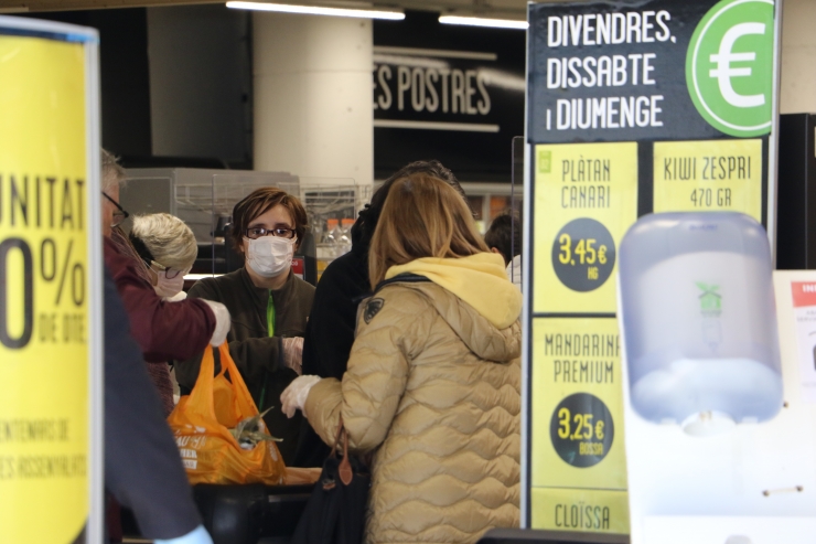 Un supermercat d'Andorra la Vella, en una imatge d'arxiu recent.